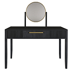 Туалетный Стол с зеркалом Primo Черный дуб варинант исполнения - 9 | Loft Concept в Волгограде