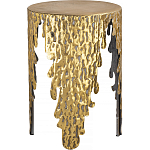 Столик дизайнерский Copper streaks варинант исполнения - 1 | Loft Concept в Волгограде