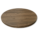 Стол журнальный c коричневой круглой столешницей на трех металлических ножках Charm Coffee Table варинант исполнения - 2 | Loft Concept в Волгограде