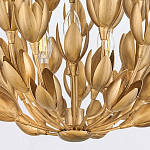 Люстра золотого цвета из множества металлических лепестков в форме тюльпанов Hinkley варинант исполнения - 5 | Loft Concept в Волгограде