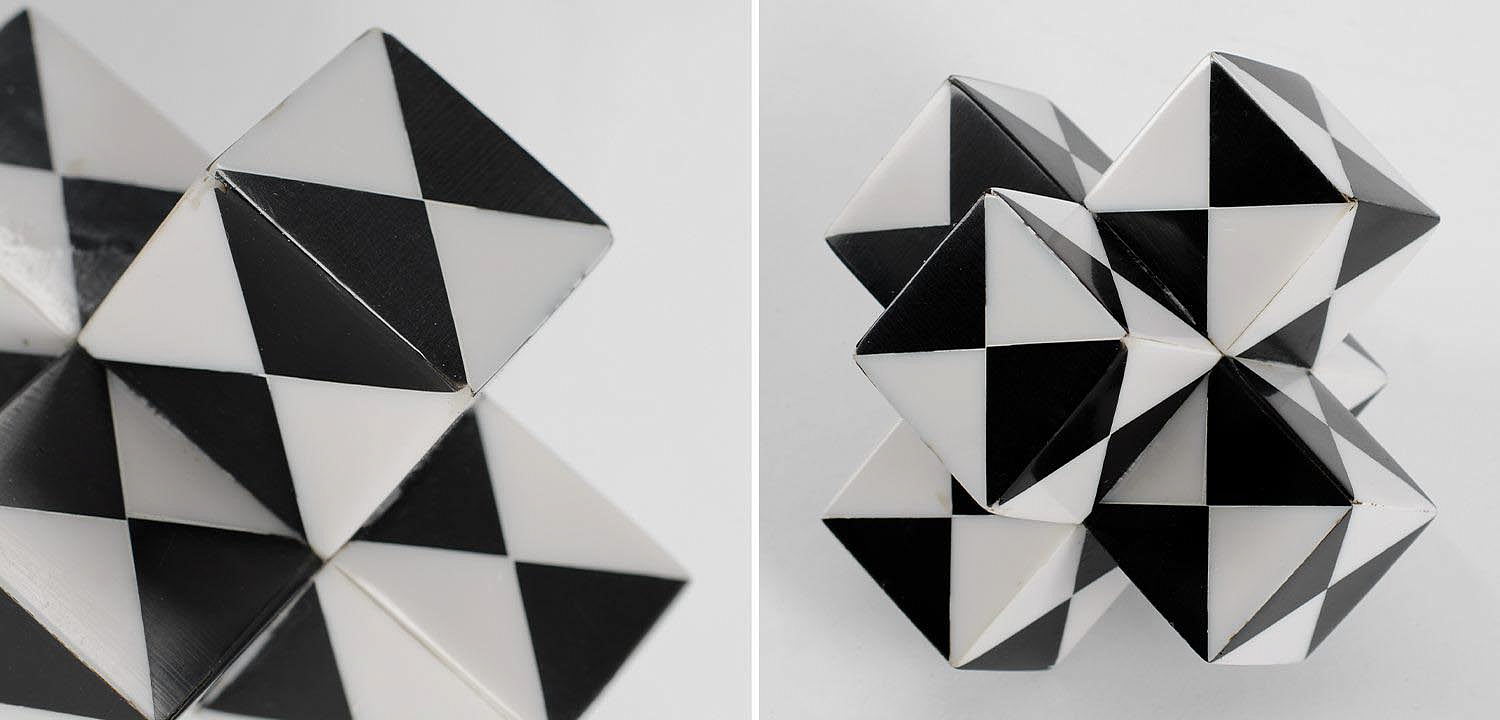Статуэтка Geometric Figure black and white Статуэтка Geometric Figure black and white - Loft-Concept в Волгограде