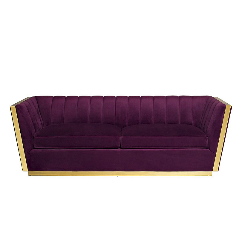 Диван Art Deco Purple Sofa Фиолетовый Диван Art Deco Purple Sofa Фиолетовый в Волгограде | Loft Concept