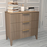 Комод коричневого цвета с 3-мя ящиками Harper Line варинант исполнения - 2 | Loft Concept в Волгограде