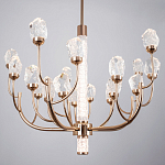 Люстра с декором в виде кристаллов из хрусталя Kenneth Crystal Stone Chandelier 20 варинант исполнения - 3 | Loft Concept в Волгограде