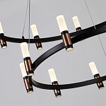 Люстра подвесная с двумя круглыми ярусами и цилиндрическими плафонами Arnaut Light варинант исполнения - 5 | Loft Concept в Волгограде