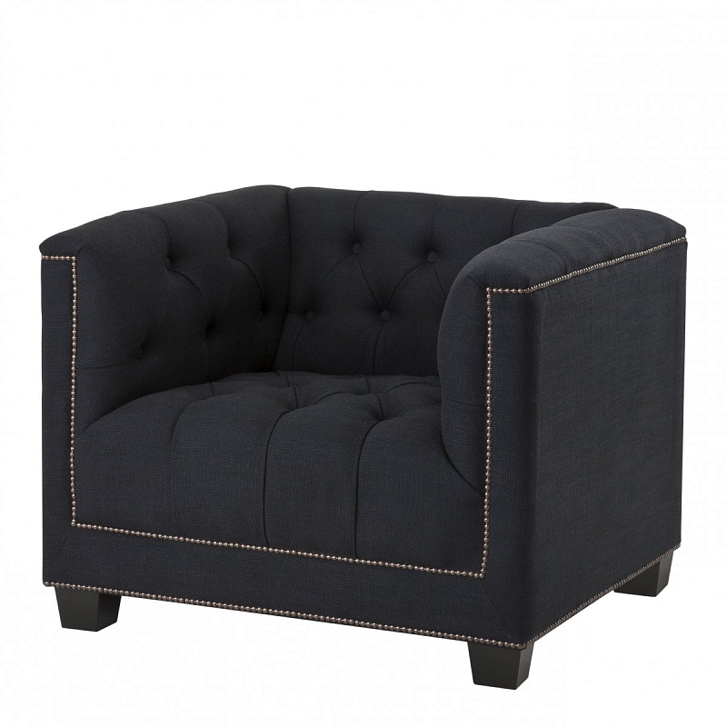 Кресло Eichholtz Chair Paolo Black Черный Кресло Eichholtz Chair Paolo Black Черный в Волгограде | Loft Concept