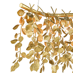 Люстра золотая с декором в виде веток эвкалипта Eucalyptus Branches варинант исполнения - 1 | Loft Concept в Волгограде