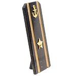 Сувенир Погон Майор ВМФ из натурального камня змеевик Souvenir Epaulets варинант исполнения - 1 | Loft Concept в Волгограде