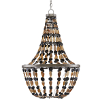 Люстра каплевидной формы с подвесками в виде декоративных бусин Flat Beads варинант исполнения - 3 | Loft Concept в Волгограде