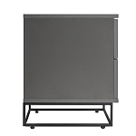 Тумба прикроватная цвета графит с ящиками Strict Lines варинант исполнения - 6 | Loft Concept в Волгограде