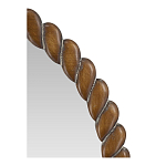 Зеркало с текстурной рамой из натурального дерева  Pine Wall Mirror варинант исполнения - 4 | Loft Concept в Волгограде