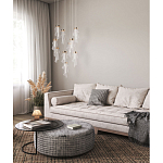 Люстра каскадная с 10-ю прозрачными плафонами Wave Line варинант исполнения - 12 | Loft Concept в Волгограде