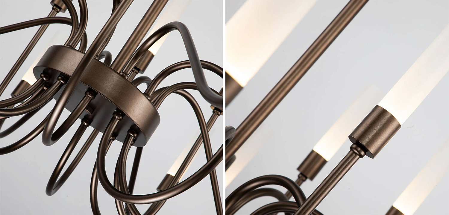 Люстра Faiber Brown Chandelier Люстра Faiber Brown Chandelier - Loft-Concept в Волгограде