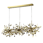 Люстра подвесная из трех частей с металлическими круглыми элементами Terzani Argent варинант исполнения - 3 | Loft Concept в Волгограде