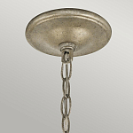 Люстра серебряного цвета с состаренным эффектом и декоративным подвесным шаром Kichler варинант исполнения - 9 | Loft Concept в Волгограде