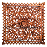 Панно из дерева квадратное Tracery Panel With Trees варинант исполнения - 1 | Loft Concept в Волгограде