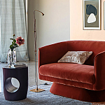 Приставной столик черного цвета AMORPHOUS варинант исполнения - 5 | Loft Concept в Волгограде