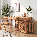 Обеденный стол раскладной из дерева Astiс Table варинант исполнения - 2 | Loft Concept в Волгограде