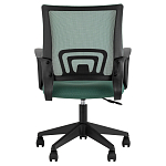 Офисное кресло с основанием из черного пластика Desk chairs Green варинант исполнения - 4 | Loft Concept в Волгограде