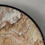 Бра с каменным диском в металлической раме Sandstone Painting варинант исполнения - 4 | Loft Concept в Волгограде