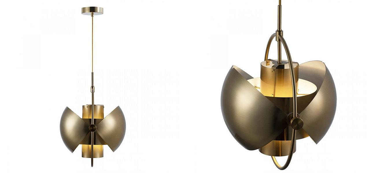 Подвесной светильник Louis Weisdorff Gold диаметр 38 Подвесной светильник Louis Weisdorff Gold диаметр 38 - Loft-Concept в Волгограде