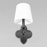 Бра с белым текстильным абажуром и фигурным основанием с зеркальной вставкой Vitorino варинант исполнения - 10 | Loft Concept в Волгограде
