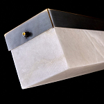 Подвесной светильник линейный из натурального камня Perfection of Geometry варинант исполнения - 7 | Loft Concept в Волгограде