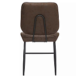 Стул с темно-коричневой обивкой из экокожи Benderson варинант исполнения - 4 | Loft Concept в Волгограде
