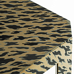 Дизайнерский кофейный стол с рисунком леопард Neytiri Beige Leopard варинант исполнения - 2 | Loft Concept в Волгограде