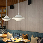 Подвесной вязаный белый светильник «Звезда Востока 01» варинант исполнения - 2 | Loft Concept в Волгограде