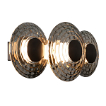 Бра из трех стеклянных фактурных дисков Eyepiece варинант исполнения - 1 | Loft Concept в Волгограде