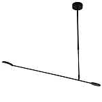 Потолочный светильник светодиодный черный металл Bendik  варинант исполнения - 1 | Loft Concept в Волгограде