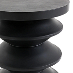 Фигурный приставной столик черного цвета AMORPHOUS варинант исполнения - 2 | Loft Concept в Волгограде