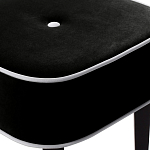 Квадратный мягкий пуф на черных ножках Winton Pouf Square варинант исполнения - 6 | Loft Concept в Волгограде