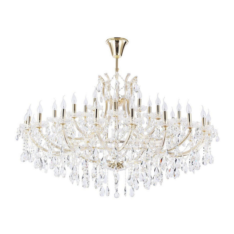Люстра Pasquale Chandelier 35 Золотой Прозрачный Люстра Pasquale Chandelier 35 Золотой Прозрачный в Волгограде | Loft Concept