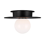 Потолочный светильник с шарообразным плафоном из белого матового стекла Generation Lighting варинант исполнения - 1 | Loft Concept в Волгограде