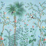Обои ручная роспись Amazonia Duck Egg варинант исполнения - 1 | Loft Concept в Волгограде