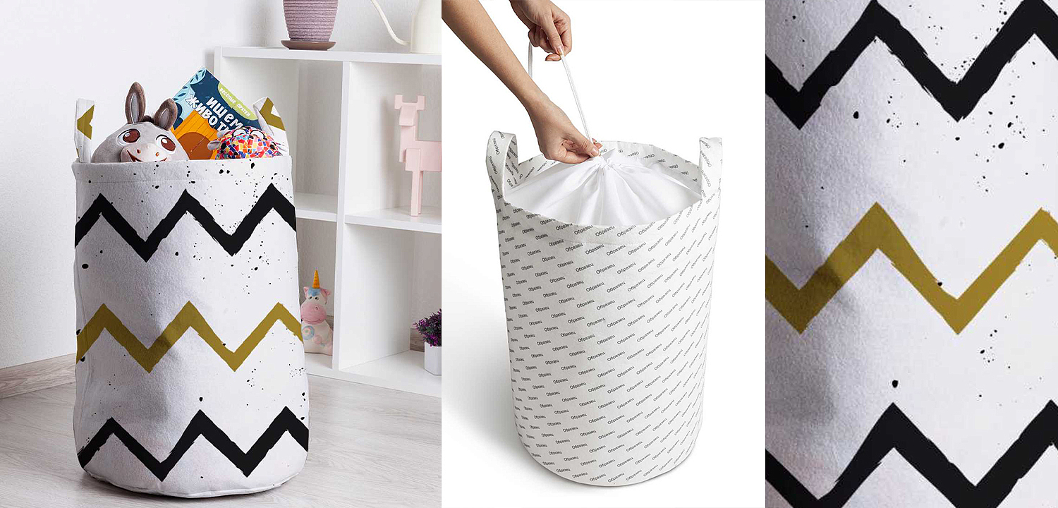 Корзина Chevron Basket Корзина Chevron Basket - Loft-Concept в Волгограде