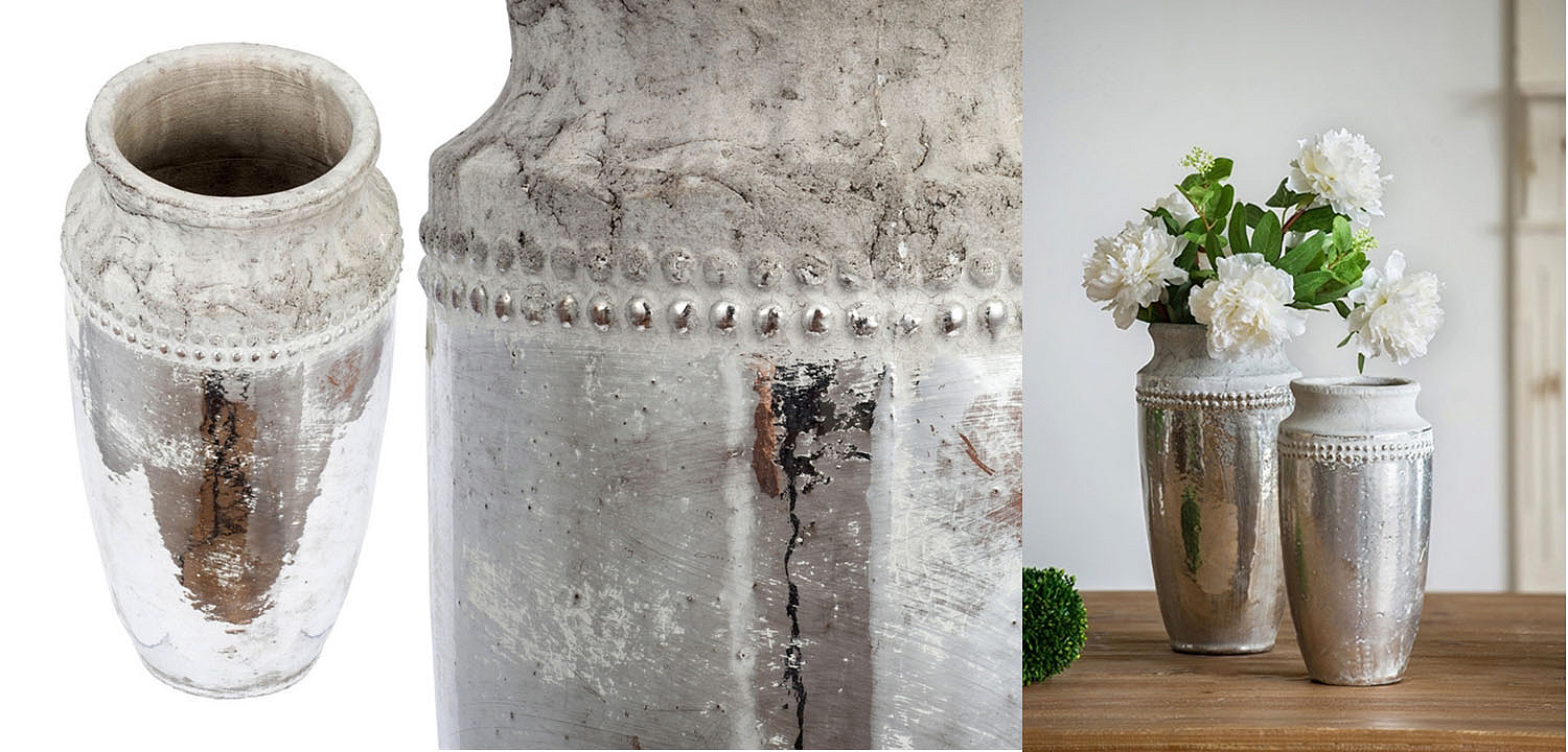 Ваза Vase Argenta silver 33 Ваза Vase Argenta silver 33 - Loft-Concept в Волгограде