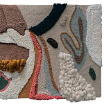 Тканый вручную текстильный гобелен Orchid варинант исполнения - 1 | Loft Concept в Волгограде