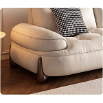 Кресло кожаное с деревянным каркасом Furniture Medieval варинант исполнения - 1 | Loft Concept в Волгограде