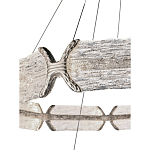 Люстра с 2-мя кольцами с текстурным природным рисунком IceFlame варинант исполнения - 7 | Loft Concept в Волгограде