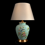 Настольная лампа голубая с изображением птиц Slip Away варинант исполнения - 8 | Loft Concept в Волгограде