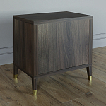 Тумба прикроватная с двумя ящиками Elsa Dreams Walnut варинант исполнения - 4 | Loft Concept в Волгограде