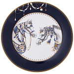 Сервиз обеденный из фарфора с изображением лошадей на 6 персон 23 предмета Porcelain Horse Set варинант исполнения - 1 | Loft Concept в Волгограде