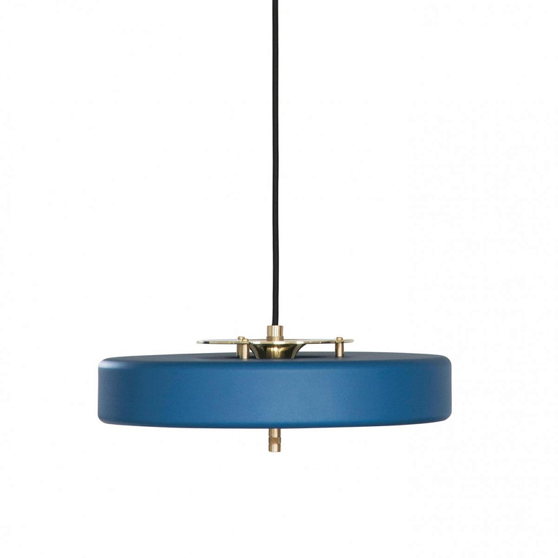 Подвесной светильник BERT FRANK Revolve Pendant Lamp Blue Синий Латунь Подвесной светильник BERT FRANK Revolve Pendant Lamp Blue Синий Латунь в Волгограде | Loft Concept