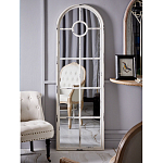 Зеркало-окно с арочным силуэтом в венецианском стиле Venetian White Mirror варинант исполнения - 4 | Loft Concept в Волгограде