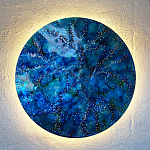 Светильник настенный «Голубая Планета» варинант исполнения - 2 | Loft Concept в Волгограде