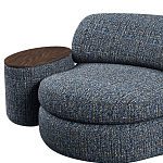 Кушетка со столиком Ulysses варинант исполнения - 6 | Loft Concept в Волгограде