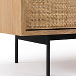 ТВ-тумба с плетеным декором Buckley Wicker TV Stand варинант исполнения - 6 | Loft Concept в Волгограде